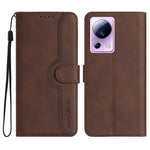 Custodia per cellulare in pelle con motivo a cuore, For Xiaomi 12T/12T Pro/Redmi K50 Ultra, For Xiaomi 13, For Xiaomi 13 Pro, For Xiaomi Civi 2