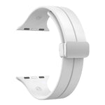 Cinturino in silicone con chiusura magnetica pieghevole, For Apple Watch Series 8&7 45mm