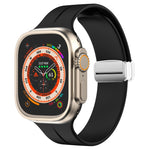 Cinturino in silicone con chiusura magnetica pieghevole, For Apple Watch Series 8&7 45mm