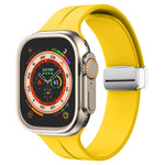 Cinturino in silicone con chiusura magnetica pieghevole, For Apple Watch Series 8&7 45mm