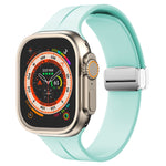 Cinturino in silicone con chiusura magnetica pieghevole, For Apple Watch Series 8&7 45mm