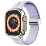 Cinturino in silicone con chiusura magnetica pieghevole, For Apple Watch Series 8&7 45mm