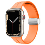 Cinturino in silicone con chiusura magnetica pieghevole, For Apple Watch Series 8&7 41mm