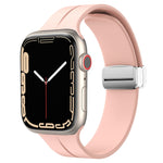 Cinturino in silicone con chiusura magnetica pieghevole, For Apple Watch Series 8&7 41mm