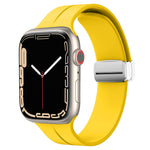 Cinturino in silicone con chiusura magnetica pieghevole, For Apple Watch Series 8&7 41mm