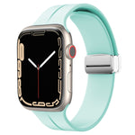 Cinturino in silicone con chiusura magnetica pieghevole, For Apple Watch Series 8&7 41mm