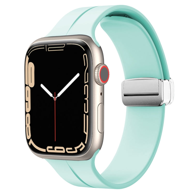Cinturino in silicone con chiusura magnetica pieghevole, For Apple Watch Series 8&7 41mm