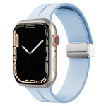 Cinturino in silicone con chiusura magnetica pieghevole, For Apple Watch Series 8&7 41mm
