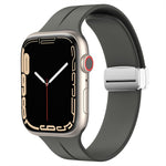 Cinturino in silicone con chiusura magnetica pieghevole, For Apple Watch Series 8&7 41mm