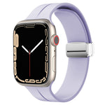 Cinturino in silicone con chiusura magnetica pieghevole, For Apple Watch Series 8&7 41mm