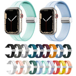 Cinturino in silicone con chiusura magnetica pieghevole, For Apple Watch Series 8&7 41mm