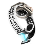 Cinturino in silicone con fori quadrati con chiusura magnetica, For Apple Watch Series 8&7 41mm