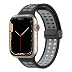 Cinturino in silicone con fori quadrati con chiusura magnetica, For Apple Watch Series 8&7 41mm