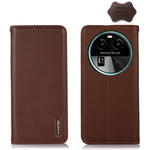 KHAZNEH Custodia per telefono in pelle di vacchetta con strato superiore nappa, For OPPO Find X6, For OPPO Find X6 Pro, For Xiaomi Redmi Note 12 4G Global, For Samsung Galaxy M14 5G