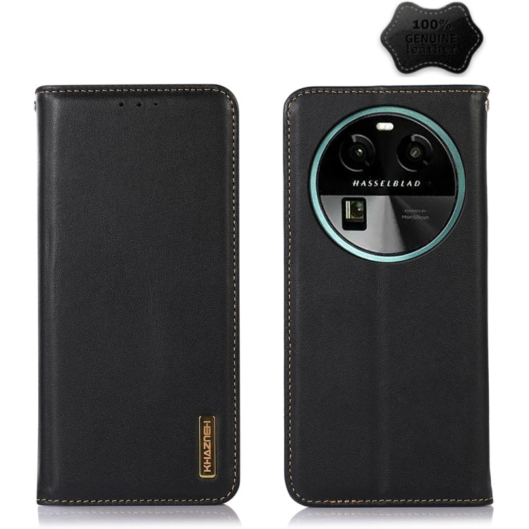 KHAZNEH Custodia per telefono in pelle di vacchetta con strato superiore nappa, For OPPO Find X6, For OPPO Find X6 Pro, For Xiaomi Redmi Note 12 4G Global, For Samsung Galaxy M14 5G