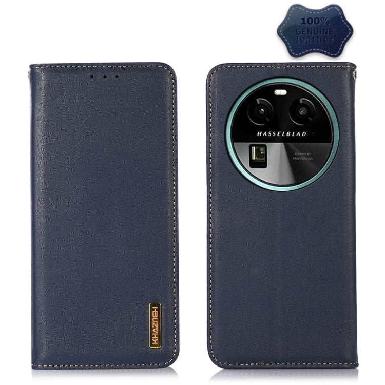 KHAZNEH Custodia per telefono in pelle di vacchetta con strato superiore nappa, For OPPO Find X6, For OPPO Find X6 Pro, For Xiaomi Redmi Note 12 4G Global, For Samsung Galaxy M14 5G