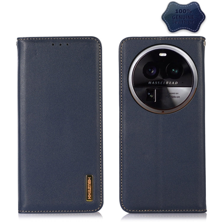 KHAZNEH Custodia per telefono in pelle di vacchetta con strato superiore nappa, For OPPO Find X6, For OPPO Find X6 Pro, For Xiaomi Redmi Note 12 4G Global, For Samsung Galaxy M14 5G