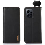 KHAZNEH Custodia per telefono in pelle di vacchetta con strato superiore nappa, For OPPO Find X6, For OPPO Find X6 Pro, For Xiaomi Redmi Note 12 4G Global, For Samsung Galaxy M14 5G