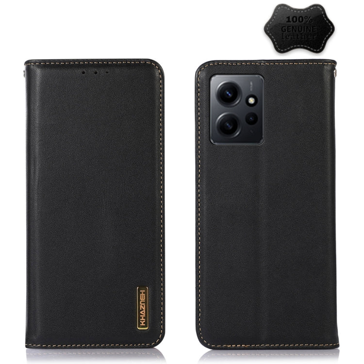 KHAZNEH Custodia per telefono in pelle di vacchetta con strato superiore nappa, For OPPO Find X6, For OPPO Find X6 Pro, For Xiaomi Redmi Note 12 4G Global, For Samsung Galaxy M14 5G