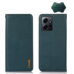 KHAZNEH Custodia per telefono in pelle di vacchetta con strato superiore nappa, For OPPO Find X6, For OPPO Find X6 Pro, For Xiaomi Redmi Note 12 4G Global, For Samsung Galaxy M14 5G