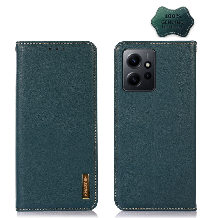 KHAZNEH Custodia per telefono in pelle di vacchetta con strato superiore nappa, For OPPO Find X6, For OPPO Find X6 Pro, For Xiaomi Redmi Note 12 4G Global, For Samsung Galaxy M14 5G