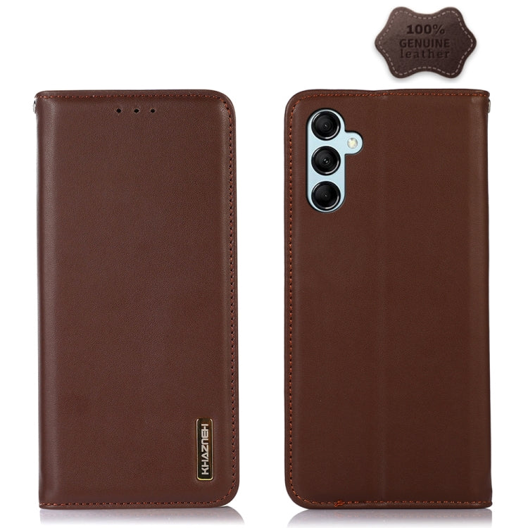 KHAZNEH Custodia per telefono in pelle di vacchetta con strato superiore nappa, For OPPO Find X6, For OPPO Find X6 Pro, For Xiaomi Redmi Note 12 4G Global, For Samsung Galaxy M14 5G