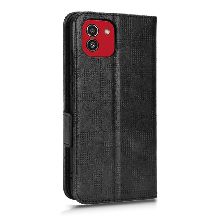 Custodia per telefono in pelle a triangolo simmetrico, For Samsung Galaxy A03 EU Version, For Samsung Galaxy Z Fold3, For Samsung Galaxy Z Fold4, For Samsung Galaxy A03 Core