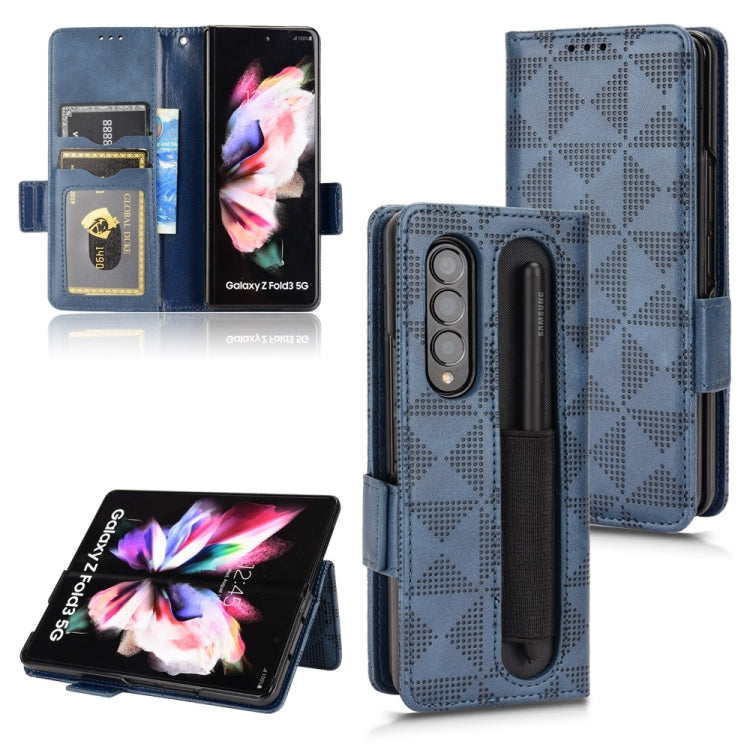Custodia per telefono in pelle a triangolo simmetrico, For Samsung Galaxy A03 EU Version, For Samsung Galaxy Z Fold3, For Samsung Galaxy Z Fold4, For Samsung Galaxy A03 Core