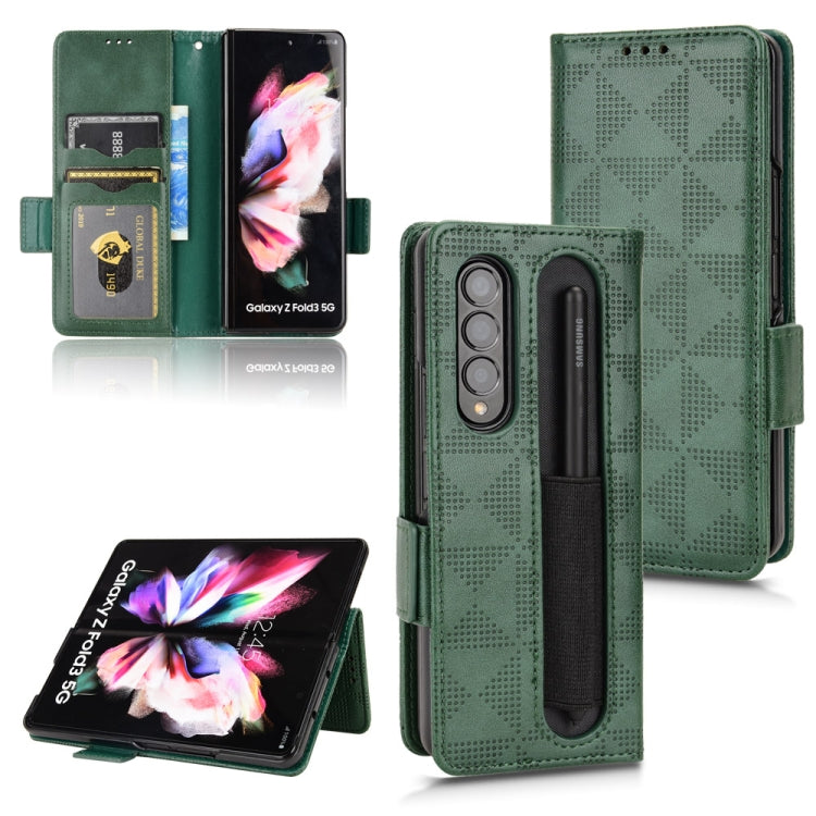 Custodia per telefono in pelle a triangolo simmetrico, For Samsung Galaxy A03 EU Version, For Samsung Galaxy Z Fold3, For Samsung Galaxy Z Fold4, For Samsung Galaxy A03 Core