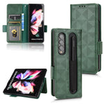Custodia per telefono in pelle a triangolo simmetrico, For Samsung Galaxy A03 EU Version, For Samsung Galaxy Z Fold3, For Samsung Galaxy Z Fold4, For Samsung Galaxy A03 Core