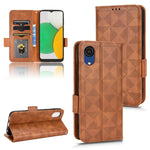Custodia per telefono in pelle a triangolo simmetrico, For Samsung Galaxy A03 EU Version, For Samsung Galaxy Z Fold3, For Samsung Galaxy Z Fold4, For Samsung Galaxy A03 Core