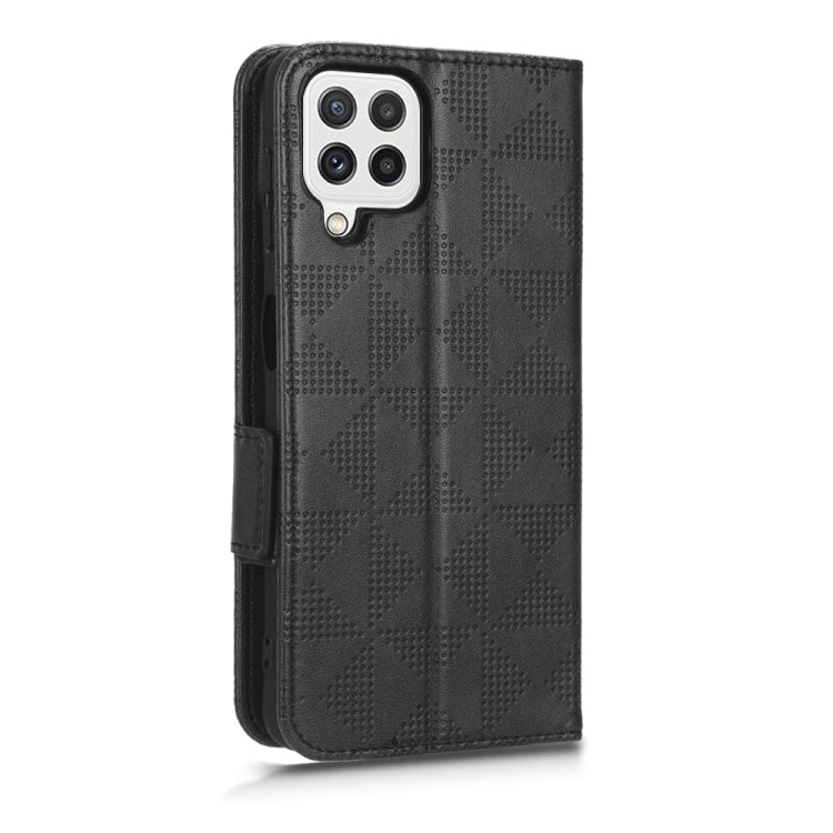 Custodia per telefono in pelle a triangolo simmetrico, For Samsung Galaxy A12 / M12, For Samsung Galaxy A13 4G, For Samsung Galaxy A13 5G, For Samsung Galaxy A14 4G