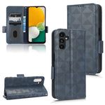 Custodia per telefono in pelle a triangolo simmetrico, For Samsung Galaxy A12 / M12, For Samsung Galaxy A13 4G, For Samsung Galaxy A13 5G, For Samsung Galaxy A14 4G