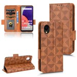 Custodia per telefono in pelle a triangolo simmetrico, For Samsung Galaxy A14 5G, For Samsung Galaxy A22 4G / M22 4G, For Samsung Galaxy A22 5G, For Samsung Galaxy A22 5G JP Version