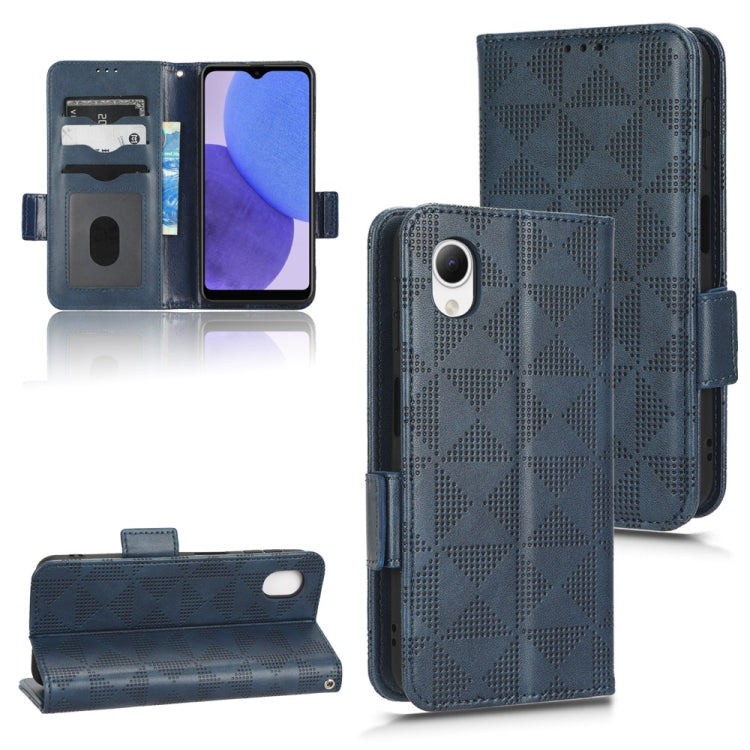 Custodia per telefono in pelle a triangolo simmetrico, For Samsung Galaxy A23 4G, For Samsung Galaxy A23e/A23 5G JP Version, For Samsung Galaxy A24 4G, For Samsung Galaxy A33 5G
