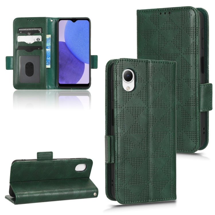 Custodia per telefono in pelle a triangolo simmetrico, For Samsung Galaxy A23 4G, For Samsung Galaxy A23e/A23 5G JP Version, For Samsung Galaxy A24 4G, For Samsung Galaxy A33 5G