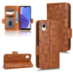 Custodia per telefono in pelle a triangolo simmetrico, For Samsung Galaxy A23 4G, For Samsung Galaxy A23e/A23 5G JP Version, For Samsung Galaxy A24 4G, For Samsung Galaxy A33 5G