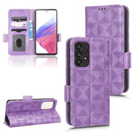 Custodia per telefono in pelle a triangolo simmetrico, For Samsung Galaxy A34 5G, For Samsung Galaxy A53 5G, For Samsung Galaxy A54 5G, For Samsung Galaxy M33 5G