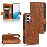 Custodia per telefono in pelle a triangolo simmetrico, For Samsung Galaxy A34 5G, For Samsung Galaxy A53 5G, For Samsung Galaxy A54 5G, For Samsung Galaxy M33 5G