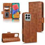 Custodia per telefono in pelle a triangolo simmetrico, For Samsung Galaxy A34 5G, For Samsung Galaxy A53 5G, For Samsung Galaxy A54 5G, For Samsung Galaxy M33 5G