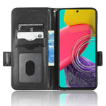 Custodia per telefono in pelle a triangolo simmetrico, For Samsung Galaxy M53 5G, For Samsung Galaxy S21 Ultra 5G, For Samsung Galaxy S21+ 5G, For Samsung Galaxy S21 5G