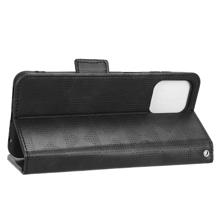 Custodia per telefono in pelle a triangolo simmetrico, For Samsung Galaxy M53 5G, For Samsung Galaxy S21 Ultra 5G, For Samsung Galaxy S21+ 5G, For Samsung Galaxy S21 5G