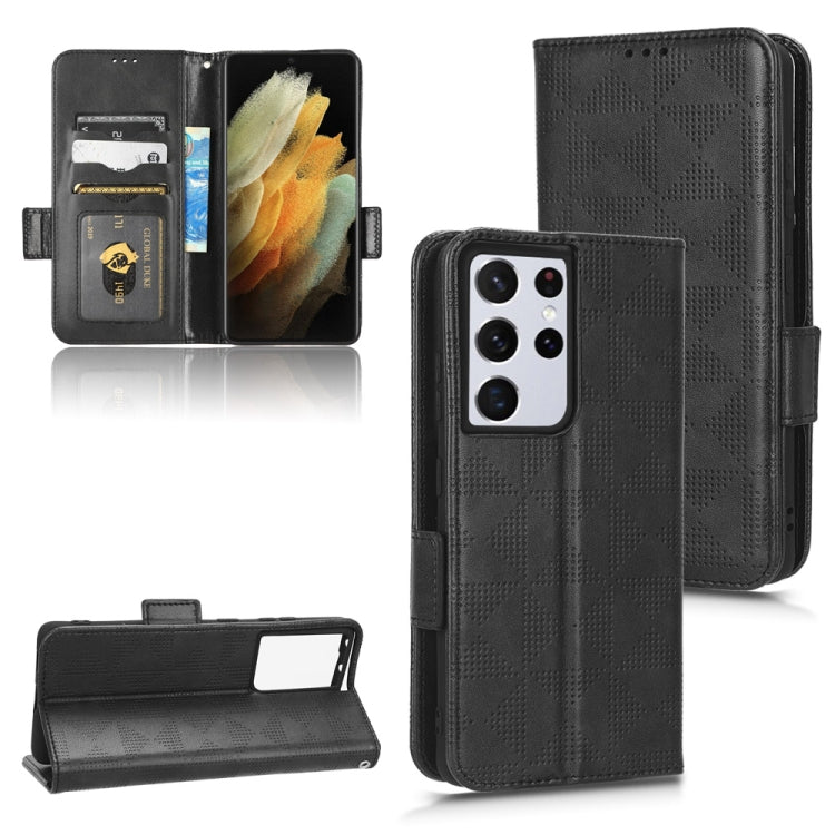 Custodia per telefono in pelle a triangolo simmetrico, For Samsung Galaxy M53 5G, For Samsung Galaxy S21 Ultra 5G, For Samsung Galaxy S21+ 5G, For Samsung Galaxy S21 5G