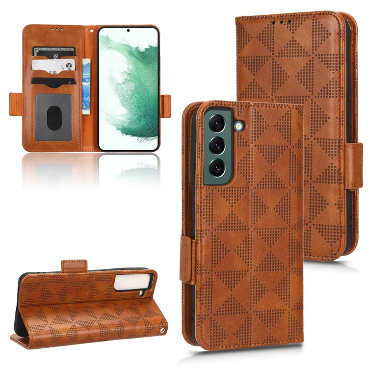 Custodia per telefono in pelle a triangolo simmetrico, For Samsung Galaxy M53 5G, For Samsung Galaxy S21 Ultra 5G, For Samsung Galaxy S21+ 5G, For Samsung Galaxy S21 5G