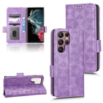 Custodia per telefono in pelle a triangolo simmetrico, For Samsung Galaxy S22 Ultra 5G, For Samsung Galaxy S22 5G, For Samsung Galaxy S22+ 5G, For Samsung Galaxy S23+ 5G