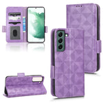 Custodia per telefono in pelle a triangolo simmetrico, For Samsung Galaxy S22 Ultra 5G, For Samsung Galaxy S22 5G, For Samsung Galaxy S22+ 5G, For Samsung Galaxy S23+ 5G