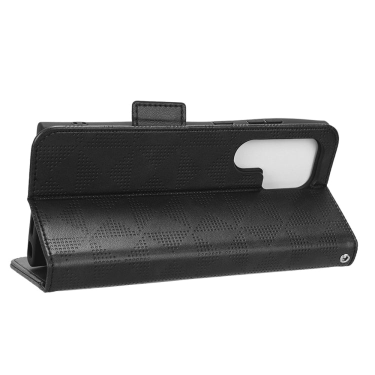 Custodia per telefono in pelle a triangolo simmetrico, For Samsung Galaxy S23 Ultra 5G, For Samsung Galaxy S23 5G, For Samsung Galaxy Xcover 5, For Samsung Galaxy Xcover 6 Pro