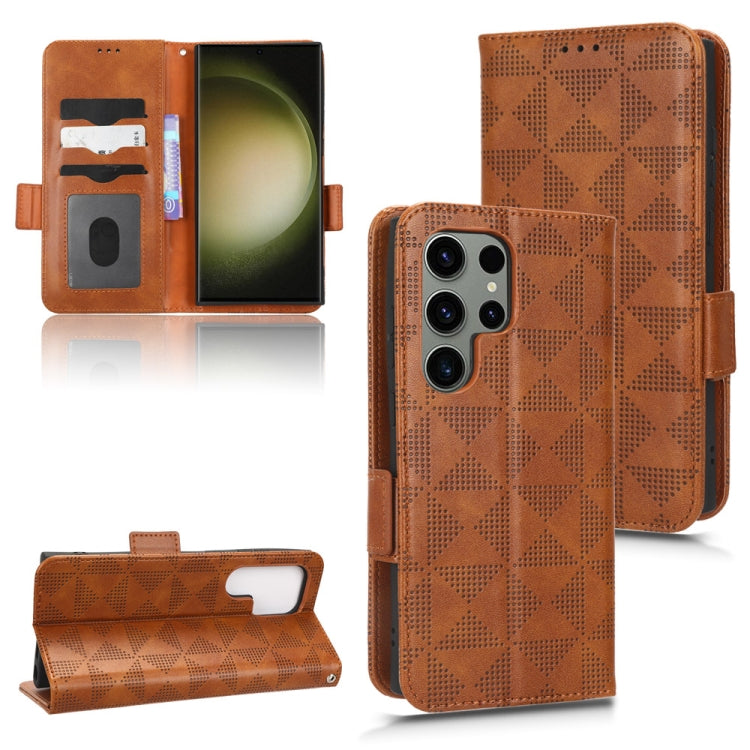 Custodia per telefono in pelle a triangolo simmetrico, For Samsung Galaxy S23 Ultra 5G, For Samsung Galaxy S23 5G, For Samsung Galaxy Xcover 5, For Samsung Galaxy Xcover 6 Pro