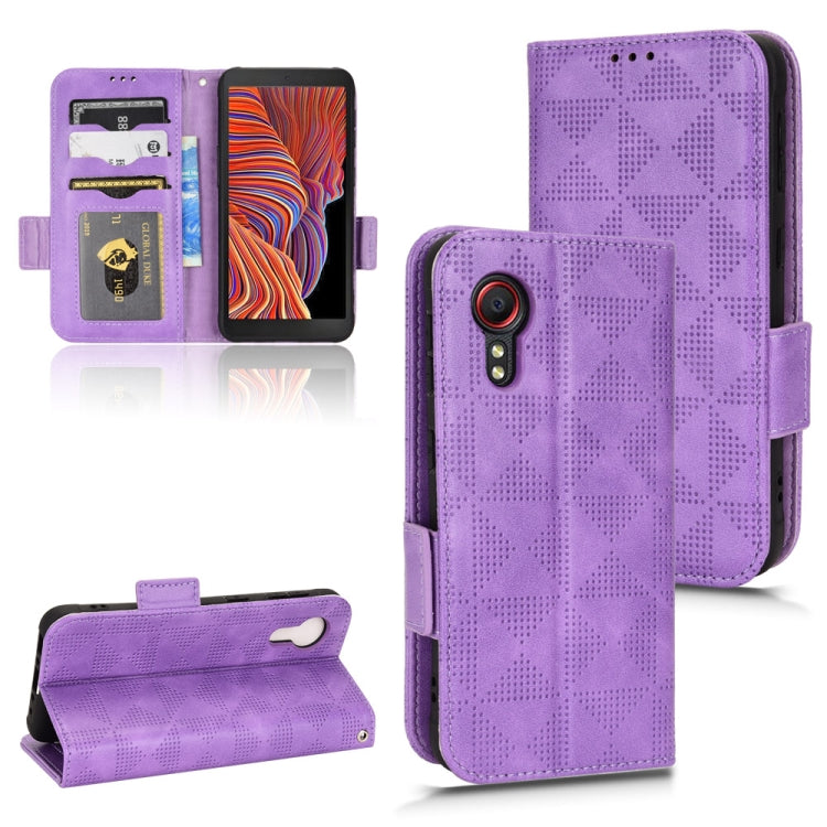 Custodia per telefono in pelle a triangolo simmetrico, For Samsung Galaxy S23 Ultra 5G, For Samsung Galaxy S23 5G, For Samsung Galaxy Xcover 5, For Samsung Galaxy Xcover 6 Pro