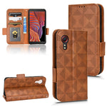 Custodia per telefono in pelle a triangolo simmetrico, For Samsung Galaxy S23 Ultra 5G, For Samsung Galaxy S23 5G, For Samsung Galaxy Xcover 5, For Samsung Galaxy Xcover 6 Pro